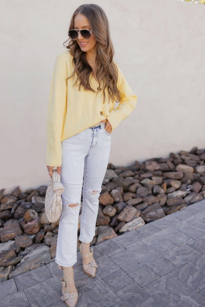 Ribbed Button Front Cardigan - Image 6